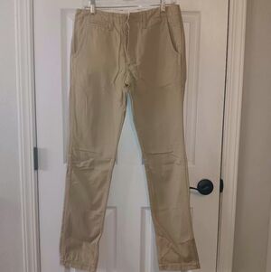 UNITED STOCK DRY GOODS Cotton Twill Chino Slim Fit Pants